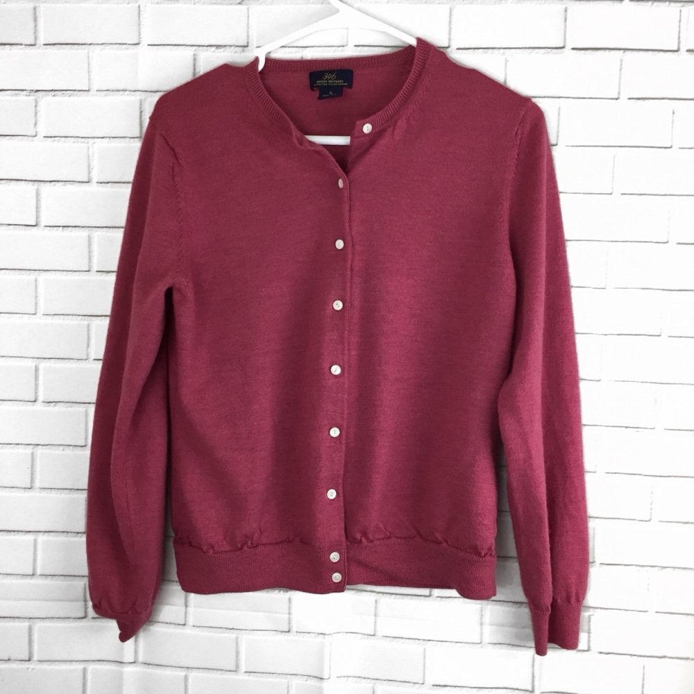 Brooks Brothers wool cardigan✨